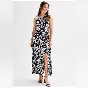Women's Ellen Tracy Sleeveless Shirt Dress
